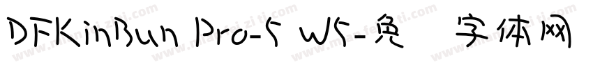 DFKinBun Pro-5 W5字体转换